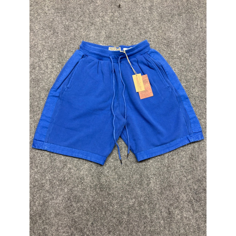 Mitchell & Ness Philadelphia 76ers 1996-97 Fleece Shorts Blue Small SMSHNG18444